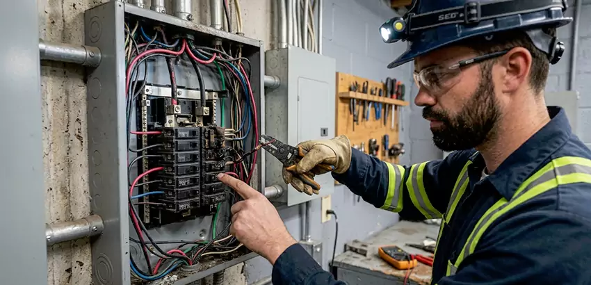 Breaker Box Short Circuit Repair in Madison