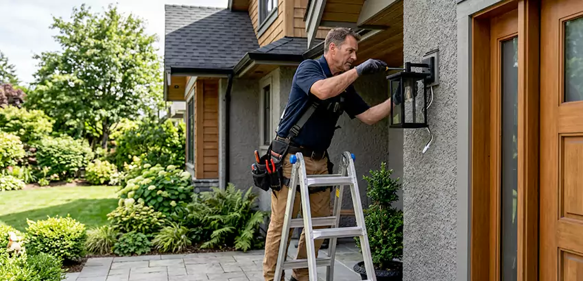 Outdoor and Exterior Light Fixture Installation in Madison