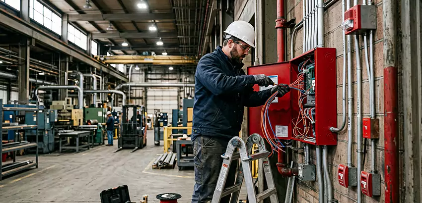 Industrial Fire Alarm Installation in Madison